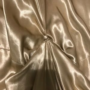 Champagne mermaid lace gown